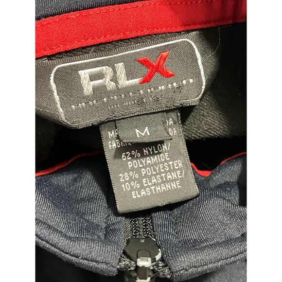 RLX Pullover Womens Performance Black Full Zip Long Sleeve Medium Ralph Lauren - Picture 6 of 10